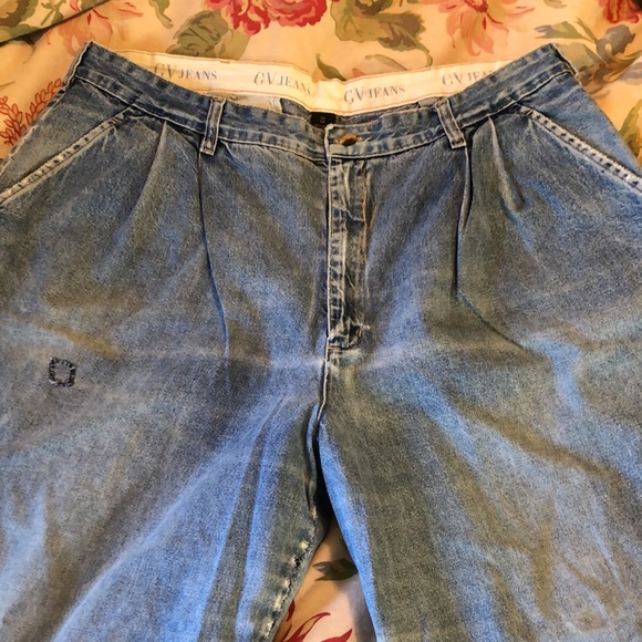Vintage Gloria Vanderbilt Size 20W Booty Jeans Peg 100% Cotton HandStitch Patch - Picture 9 of 16